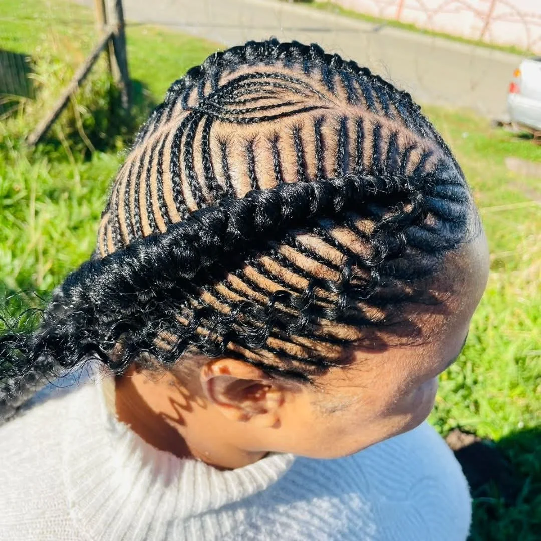Braiding session at Beauty by Michelle